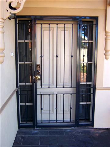 Iron Curtains Adelaide - Wrought iron security doors and window grilles ...